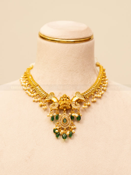 Gaja Lakshmi Necklace Set