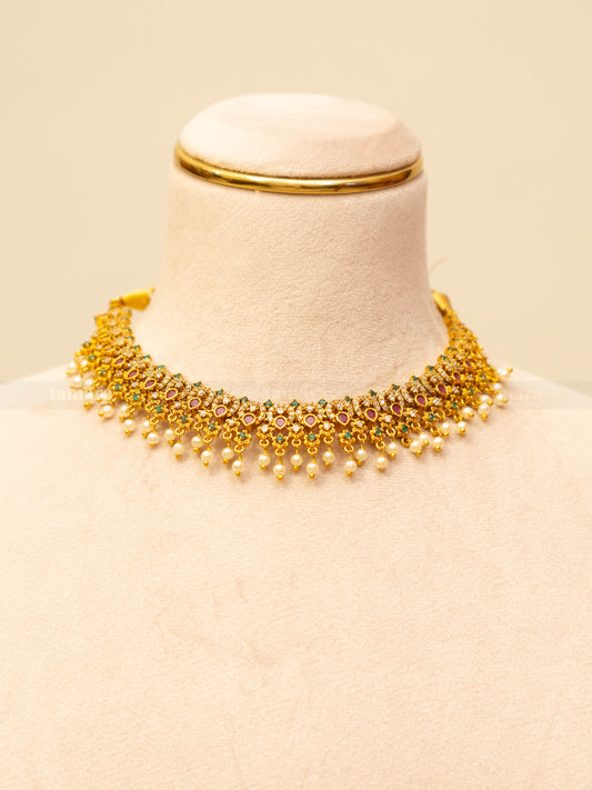 Suhana Pearl Necklace Set