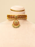 Kemp Chandbali Floral Choker Set