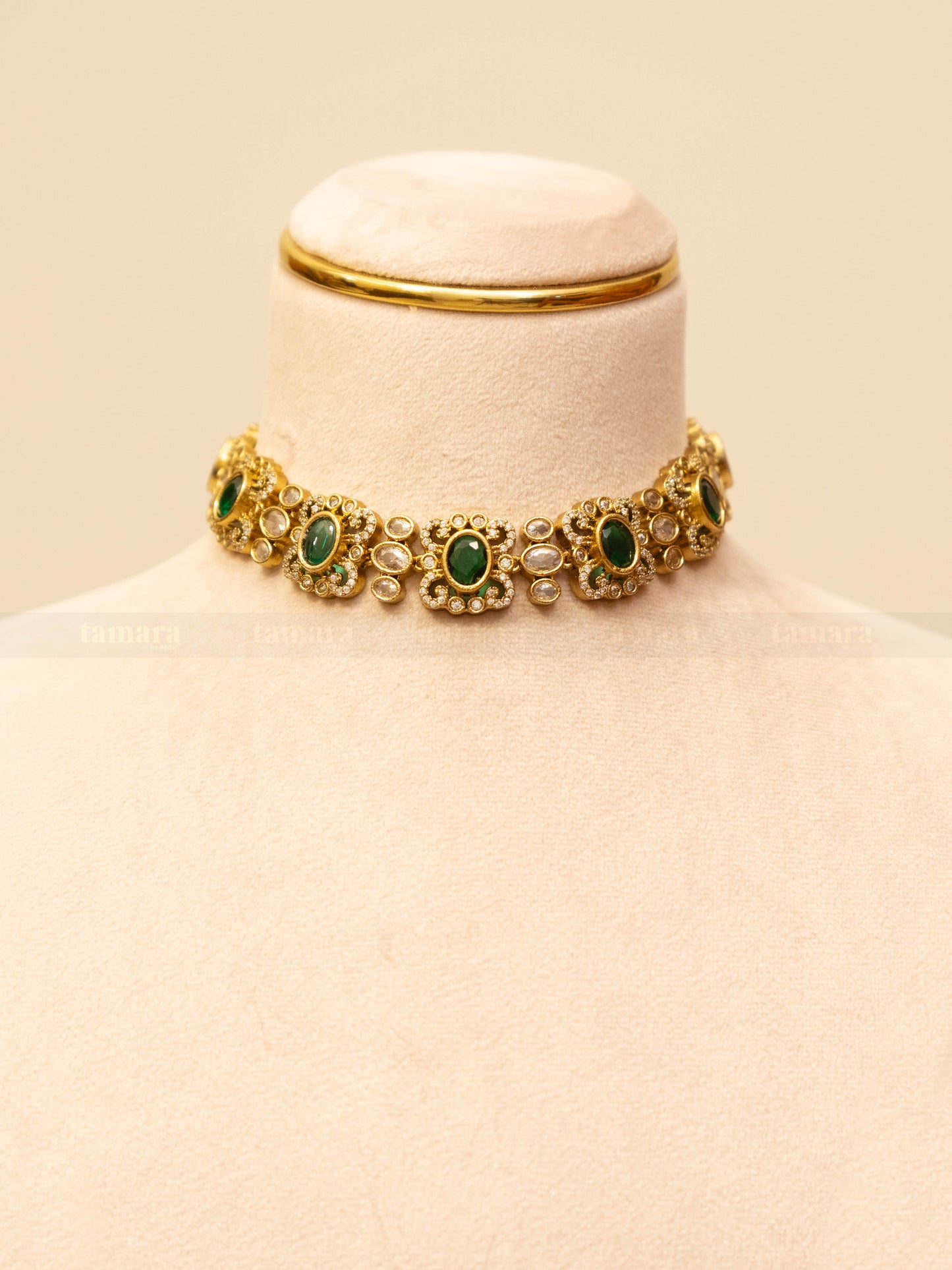 Emerald Choker Set