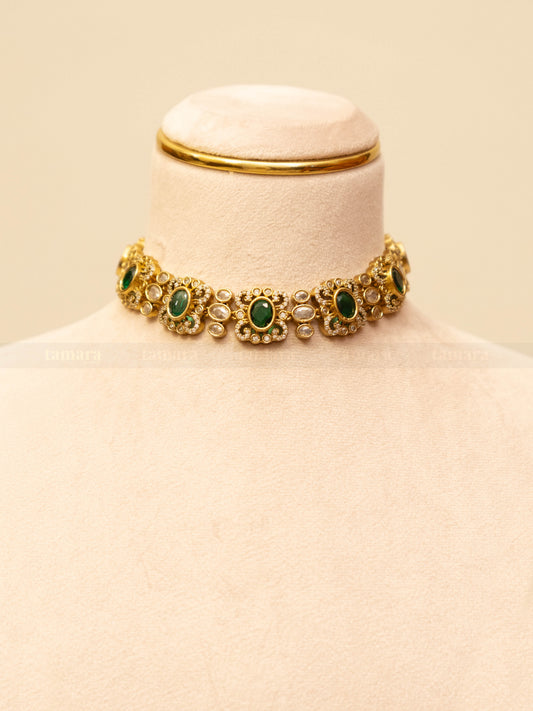 Emerald Choker Set