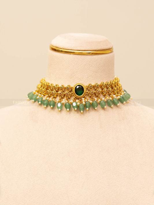 Emerald Necklace Set