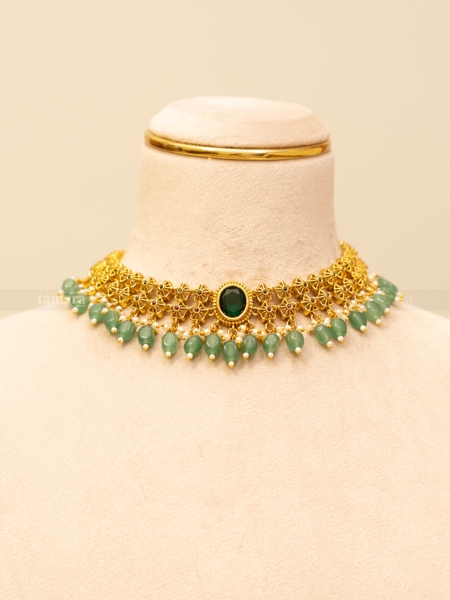 Emerald Necklace Set