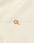 Studded Drop -  White