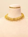 The Rajwadi Choker Set  - Ruby & Green