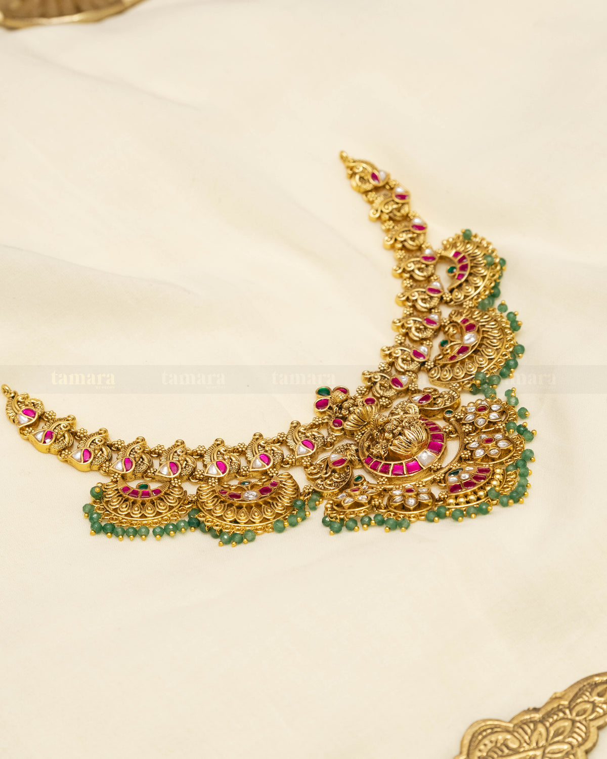 Jadau Lakshmi Necklace Set