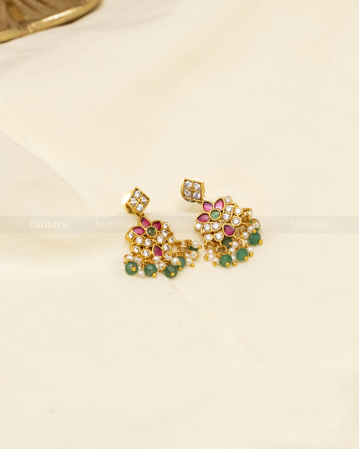 Padma Necklace Set - Mint