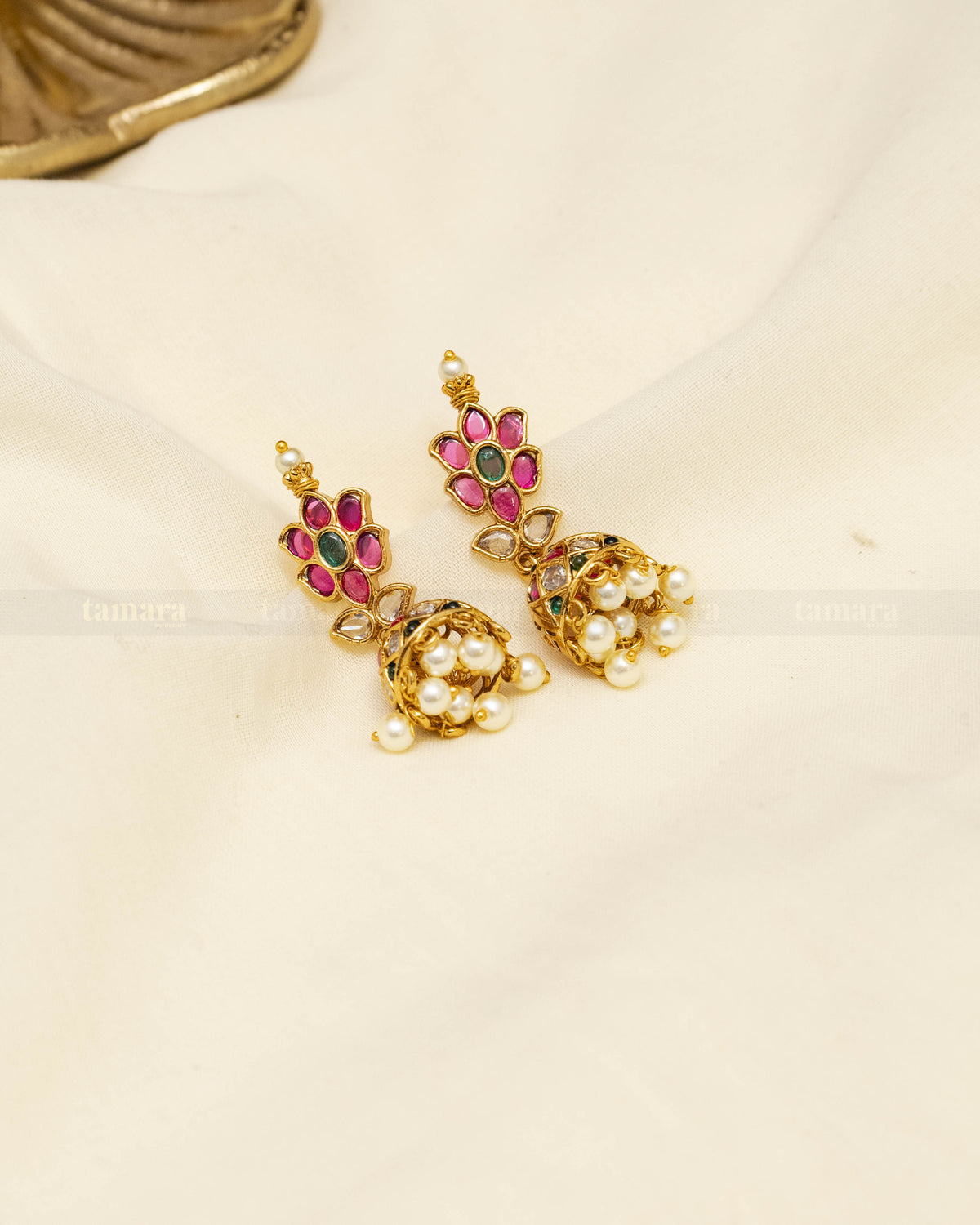Kemp Floral Jhumka