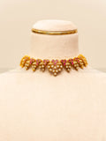 Studded Necklace Set - Ruby