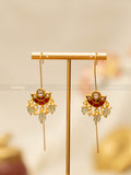 Chand Jadau Earcuff - Pink & White