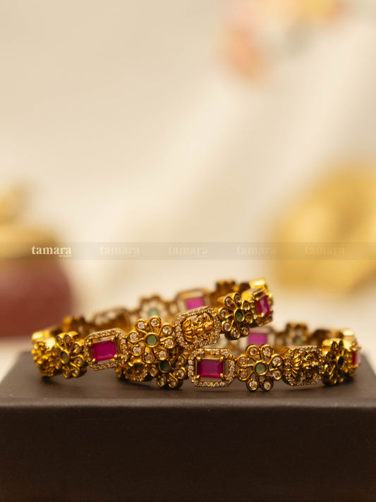 Lakshmi Bangles - Ruby
