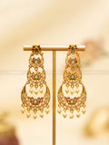 Lotus Chandbali Earrings