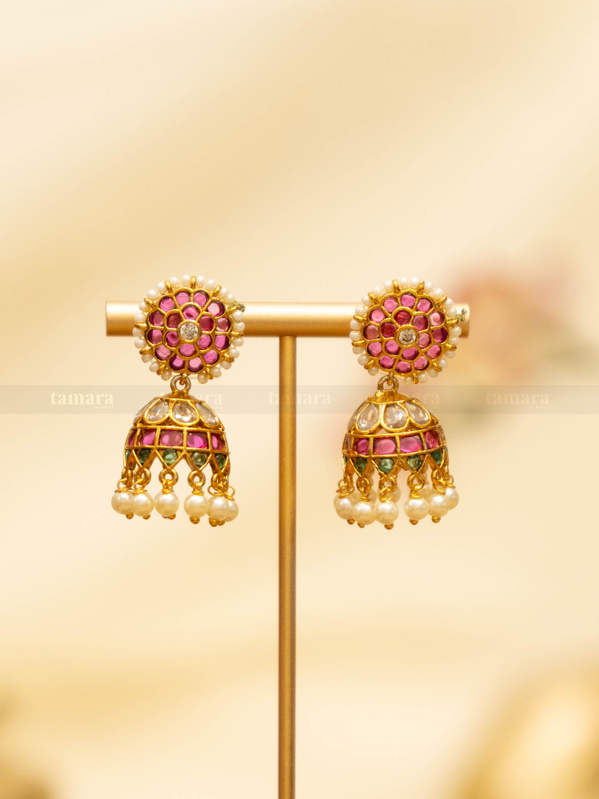 Floral Jhumka