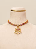 Mridula Necklace Set - Ruby