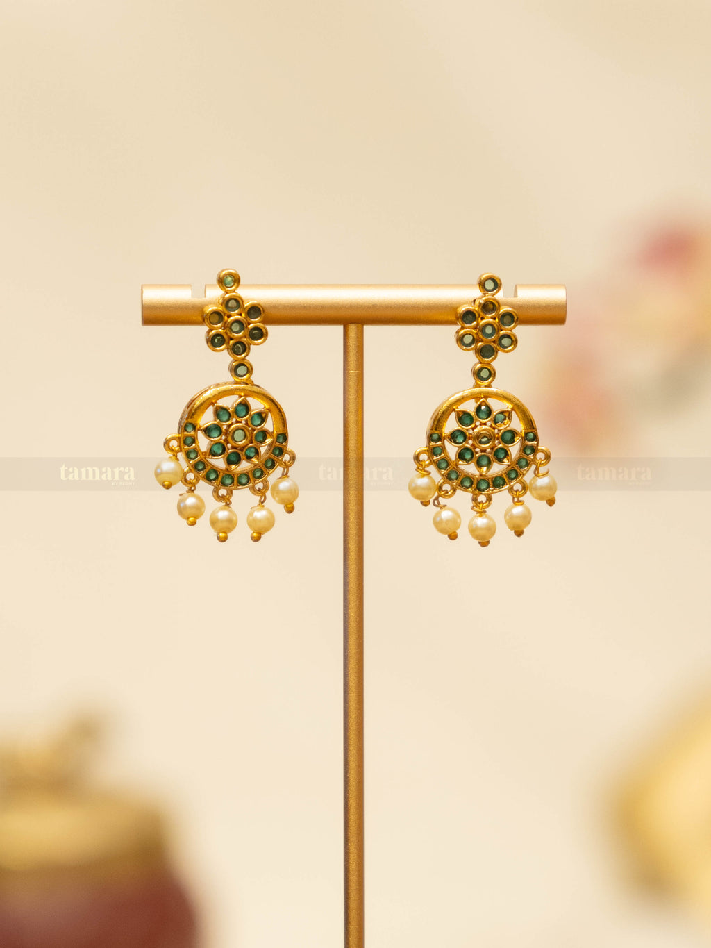 Double Layered Vintage Attigai Set - Green