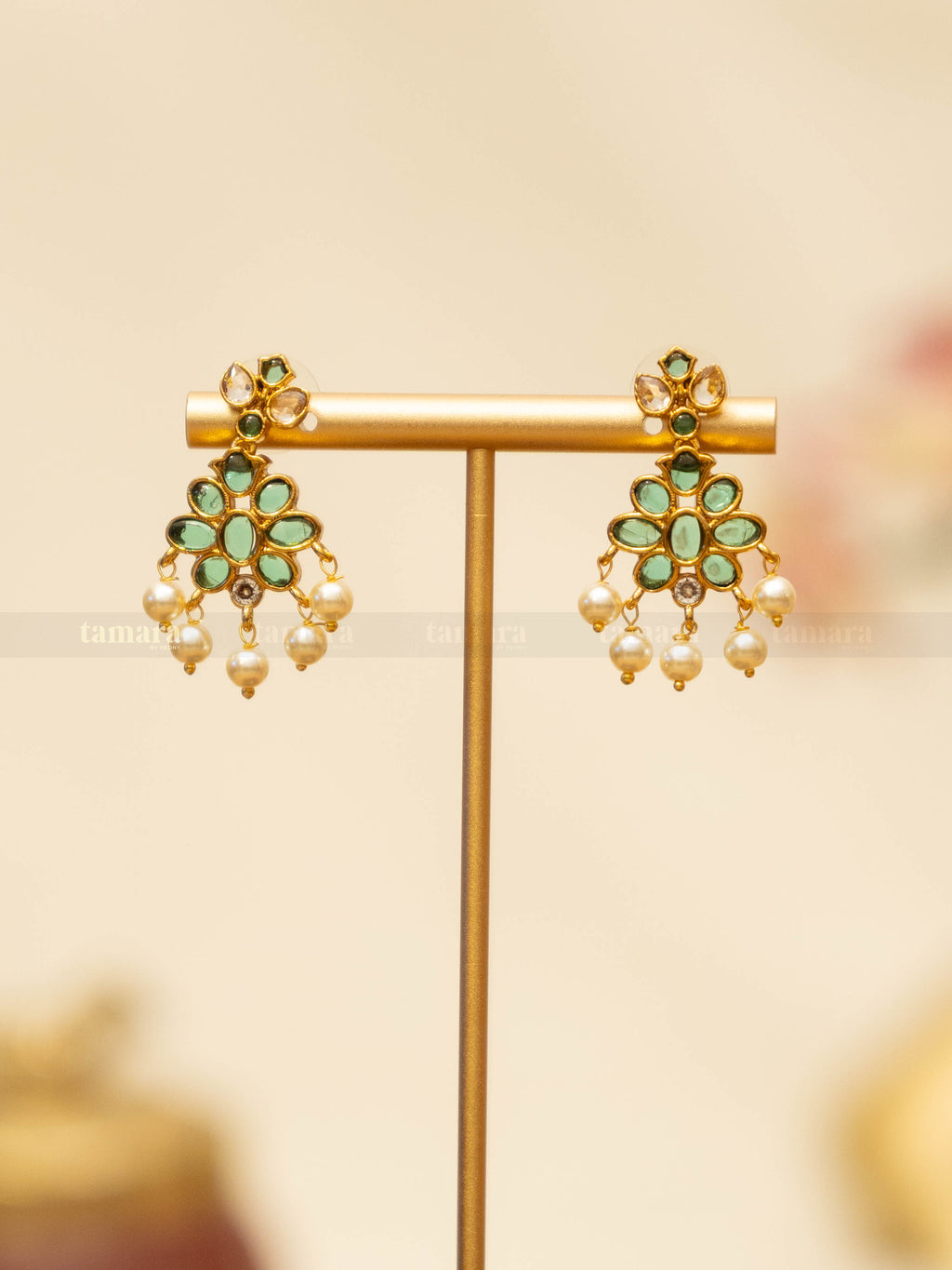 Mridula Necklace Set - Emerald