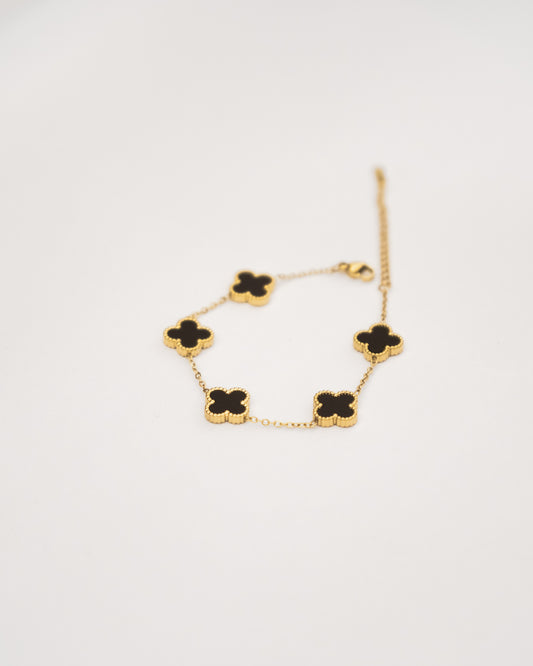 Noir Clover Bracelet