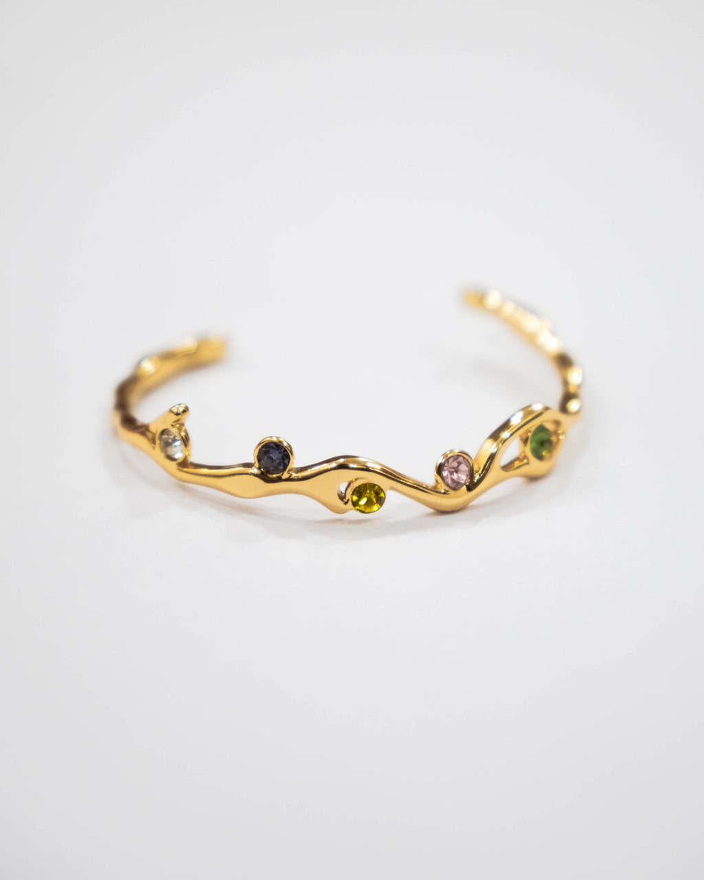 Multi-Colored Whispering Wave Cuff