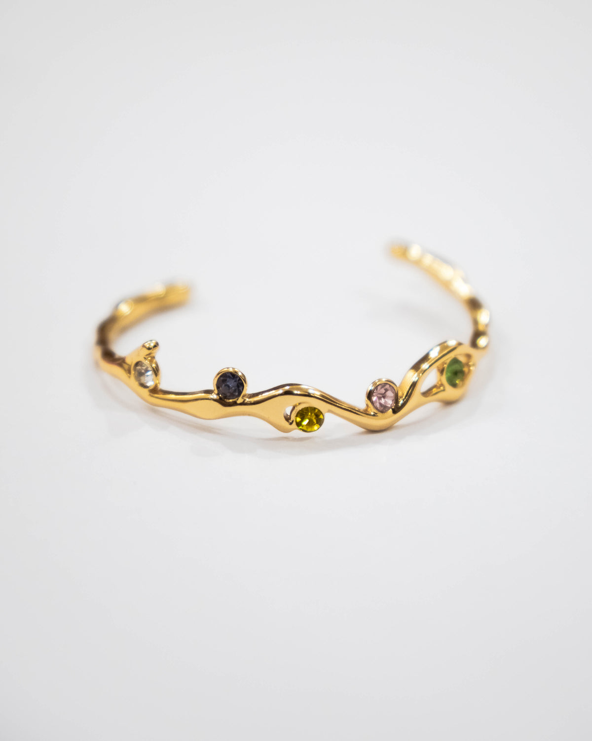 Multi-Colored Whispering Wave Cuff