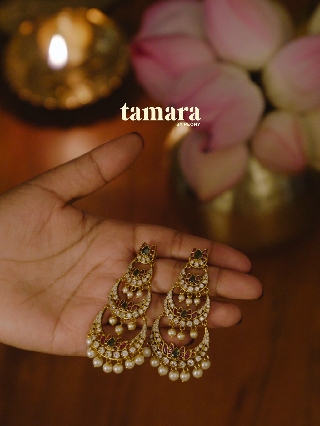 Tamara Chandbali earrings