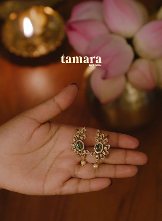 Emerald Cuff earring